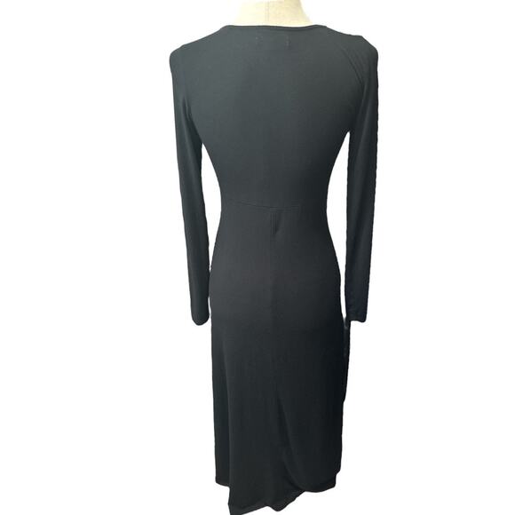 SALE! ZSupply Grace Black V Neck Maxi Dress S - Picture 5 of 9